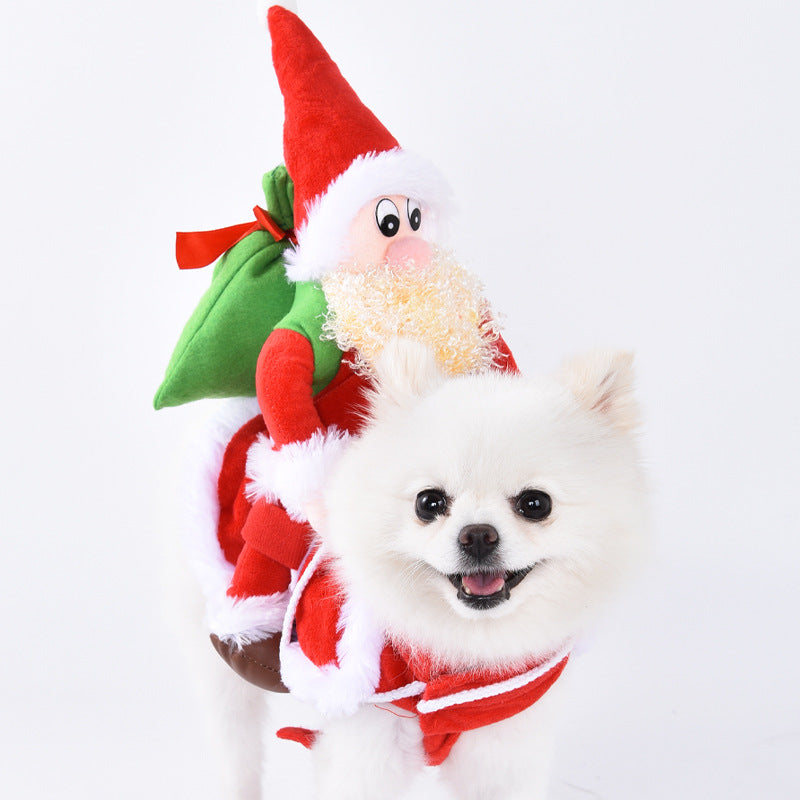 Pet clothes are funny take a knife transform into a pet dog Halloween pet eprolo