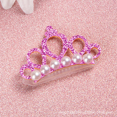Cute Pet Hair Clip Headwear – Frog, Crown & Pearl Flower Accessories for Cats & Dogs eprolo