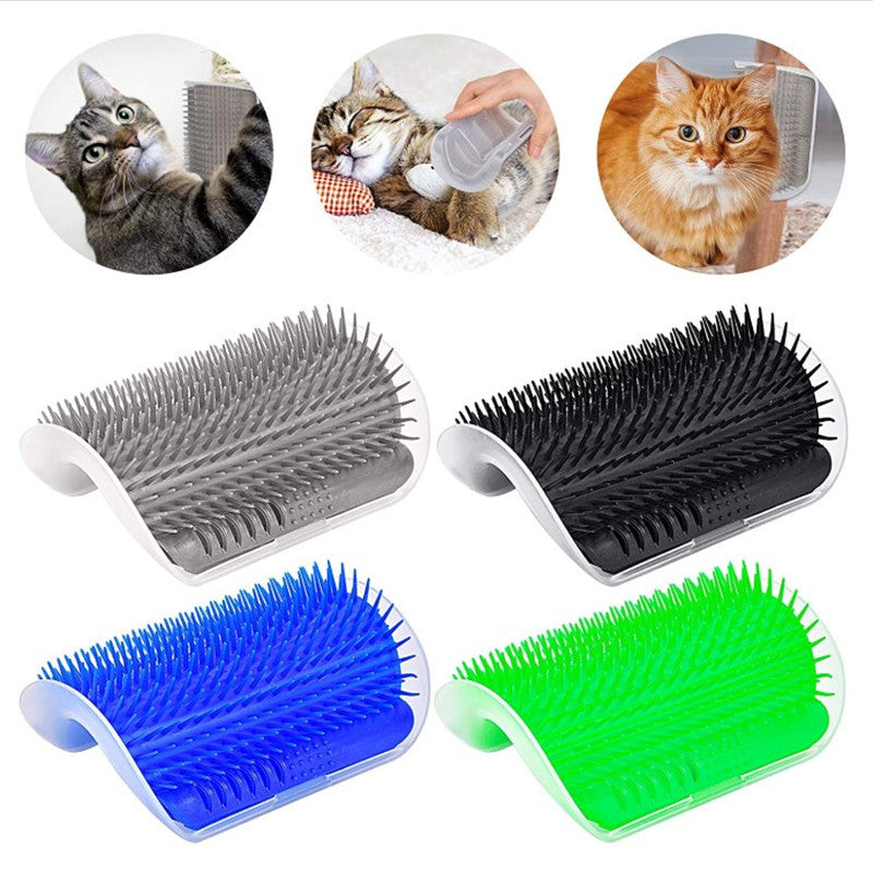 Wall mounted cat scratcher for scratching and enrichment