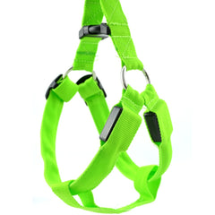 LED Luminous Dog Harness – Light-Up Chest Strap for Medium & Large Dogs eprolo