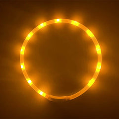 USB Rechargeable LED Light-Up Dog Collar – Adjustable Silicone Safety Collar eprolo
