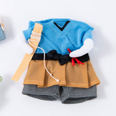 Pet clothes are funny take a knife transform into a pet dog Halloween pet eprolo