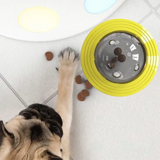 Pet Supplies Gnawing Wear-Resistant Dog Toys Puzzle Dog Supplies Frisbee Flying Saucer Ball Leakage Device eprolo