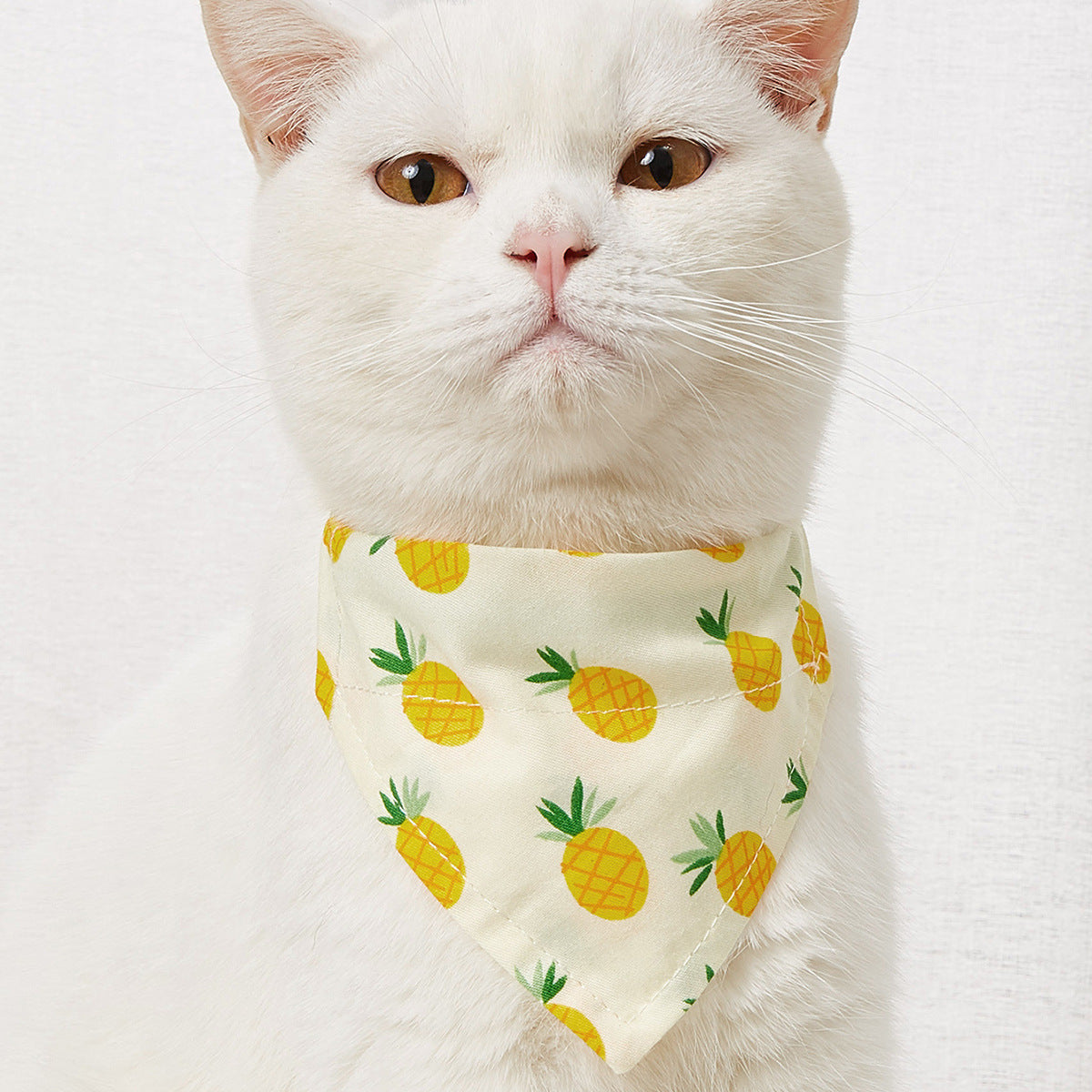 Cartoon Pet Bandana Collar – Cotton Triangle Towel for Cats & Dogs eprolo