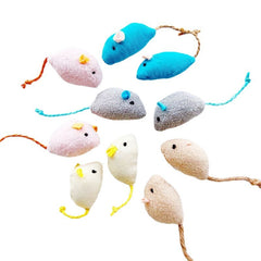 Cat toys, simulated plush mice, relieve boredom, interact with each other, and provide pet products eprolo