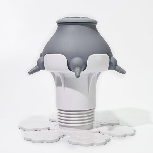 Non slip silicone suction cup pet feeder for dogs and cats