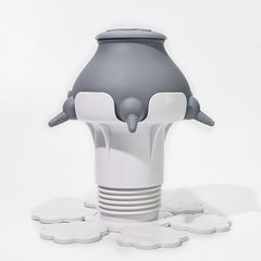 Non slip silicone suction cup pet feeder for dogs and cats