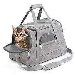 Travel cat backpack with breathable durable material