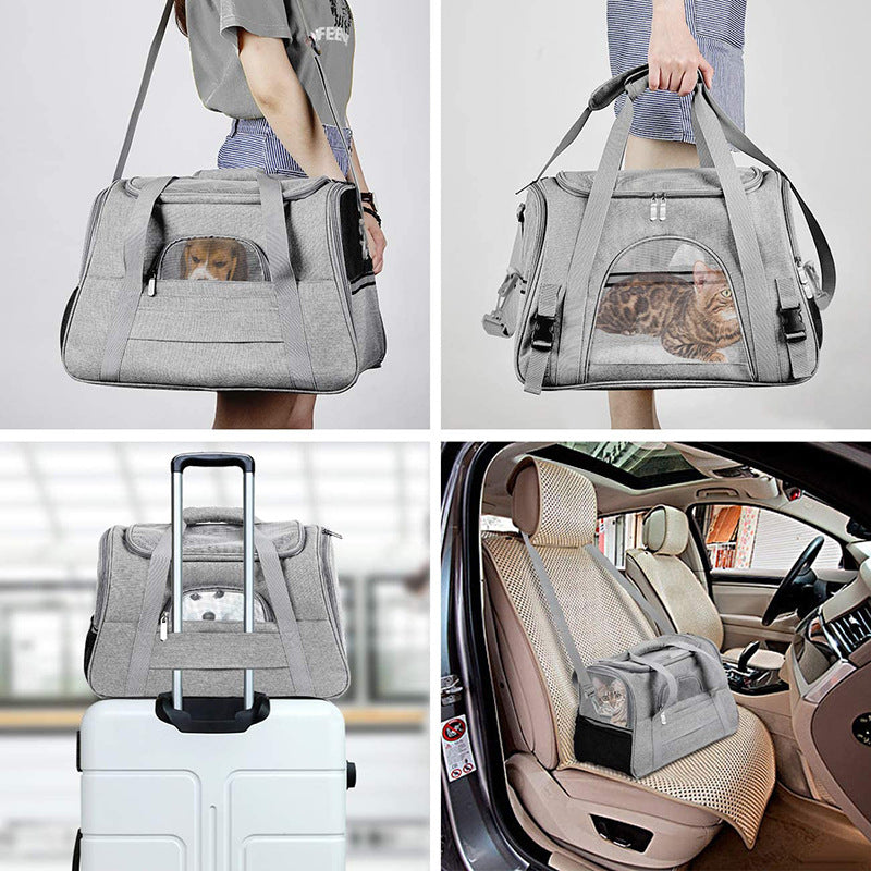Portable cat backpack carrier for outdoor adventures
