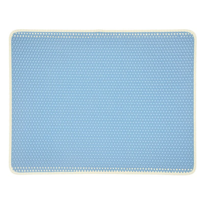 Waterproof Pet Cat Litter Mat EVA Double Layer Cat Litter Trapping Pet Litter Cat Mat Clean Pad Products For Cats Accessories