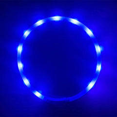 USB Rechargeable LED Light-Up Dog Collar – Adjustable Silicone Safety Collar eprolo