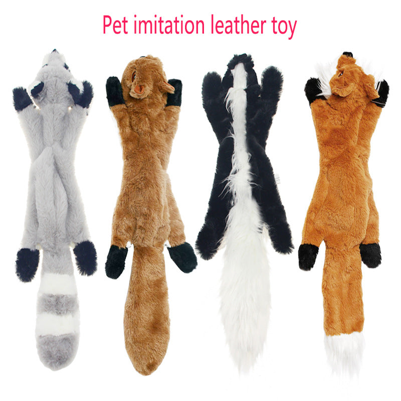 Pet Products Dog Imitation Animal Skin Toys 45cm Pet Sound Plush Toys Pet Toys eprolo