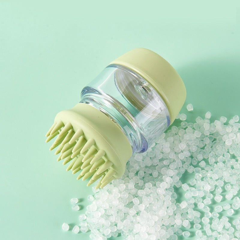 New Pet Products Cat Dog Bath Brush Silicone Comb Double Comb Massage Bath Brush eprolo