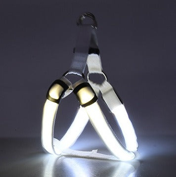 LED Luminous Dog Harness – Light-Up Chest Strap for Medium & Large Dogs eprolo
