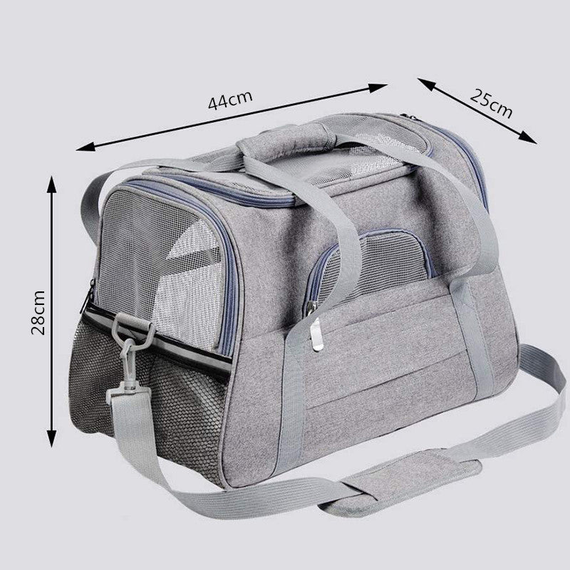 Durable travel cat carrier backpack for pet parents