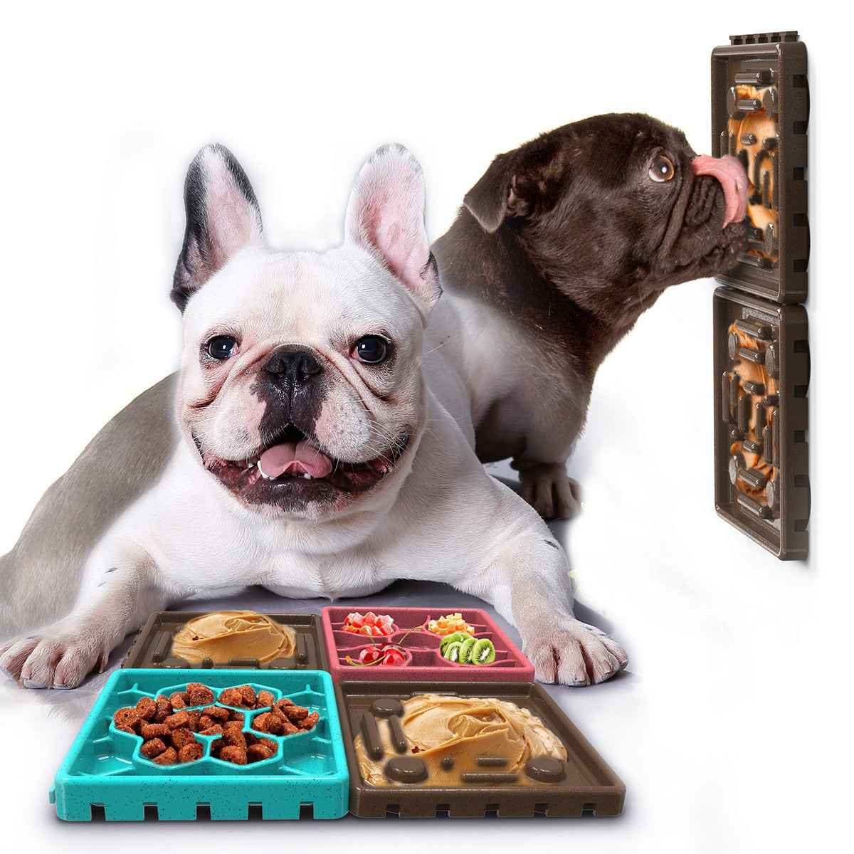 Hot Selling Pet Products: Dog Choke Proof Slow Food Bowl, Slow Food Bowl, Licking Combination Plate, Slow Treater
