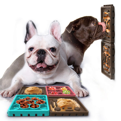 Hot Selling Pet Products: Dog Choke Proof Slow Food Bowl, Slow Food Bowl, Licking Combination Plate, Slow Treater