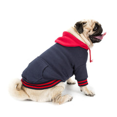 Color Block Cotton Dog Sweater – Cozy Casual Knitwear for Pets eprolo