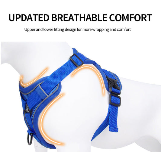 Pet Leash Reflective Breathable Dog Harness Vest-Style Pet Harness eprolo