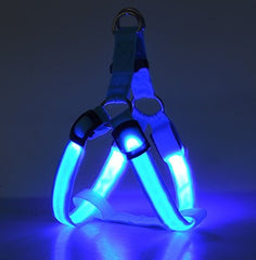 LED Luminous Dog Harness – Light-Up Chest Strap for Medium & Large Dogs eprolo