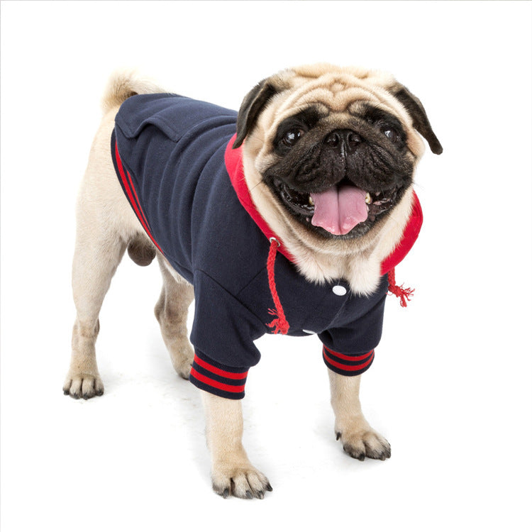 Color Block Cotton Dog Sweater – Cozy Casual Knitwear for Pets eprolo