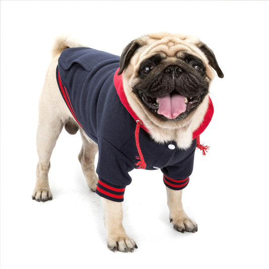 Color Block Cotton Dog Sweater – Cozy Casual Knitwear for Pets eprolo