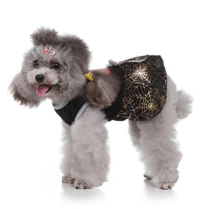Halloween Pet Products Dog Clothes Wizard Skirt Pet Dog Clothes Bat Skirt Christmas Day