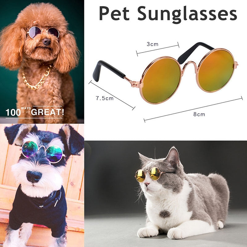 1pc Lovely Pet Cat Glasses Small Dog Glasses Pet Products for Little Dog Cat Eye-Wear Dog Sunglasses Photos Pet Accessories eprolo