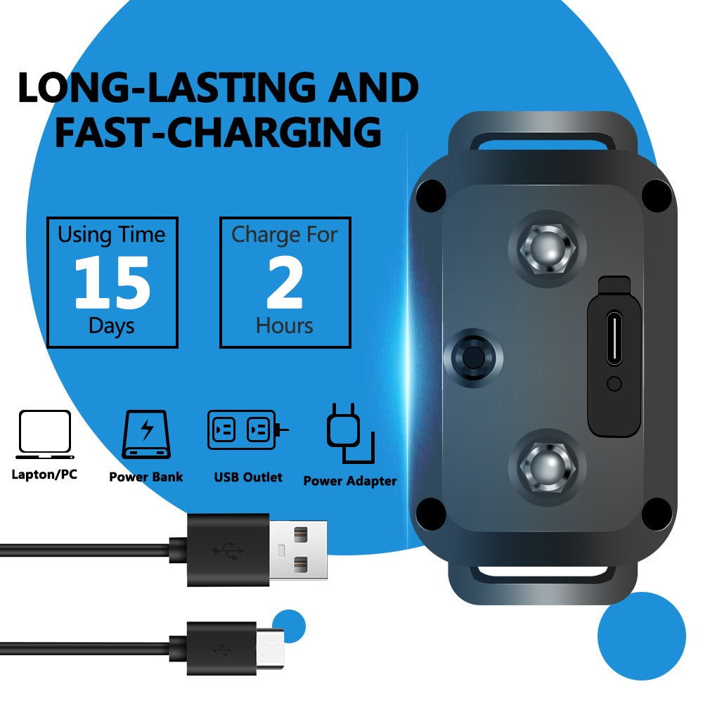 Dog barking stop device with color LCD display screen