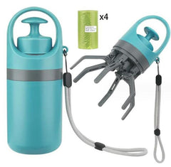 Portable Dog Pooper Scooper with Built-In Bag Dispenser – Eight-Claw Shovel eprolo